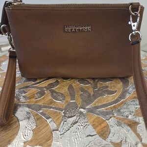 KENNETH KOLE REACTION Brown Crossbody Bag